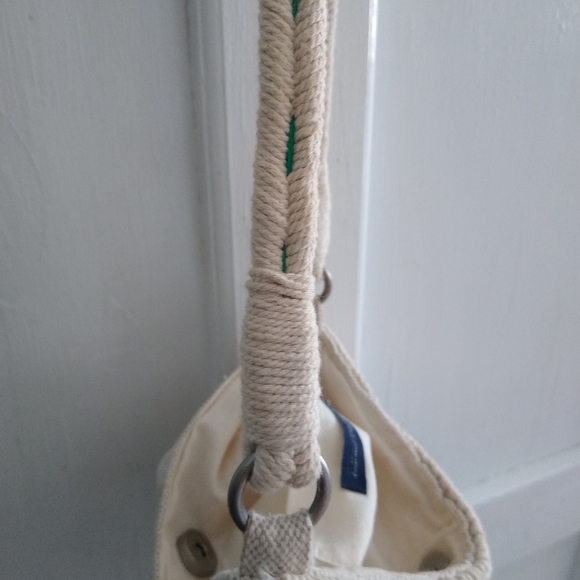 American eagle macrame purse ivory - Picture 4 of 5